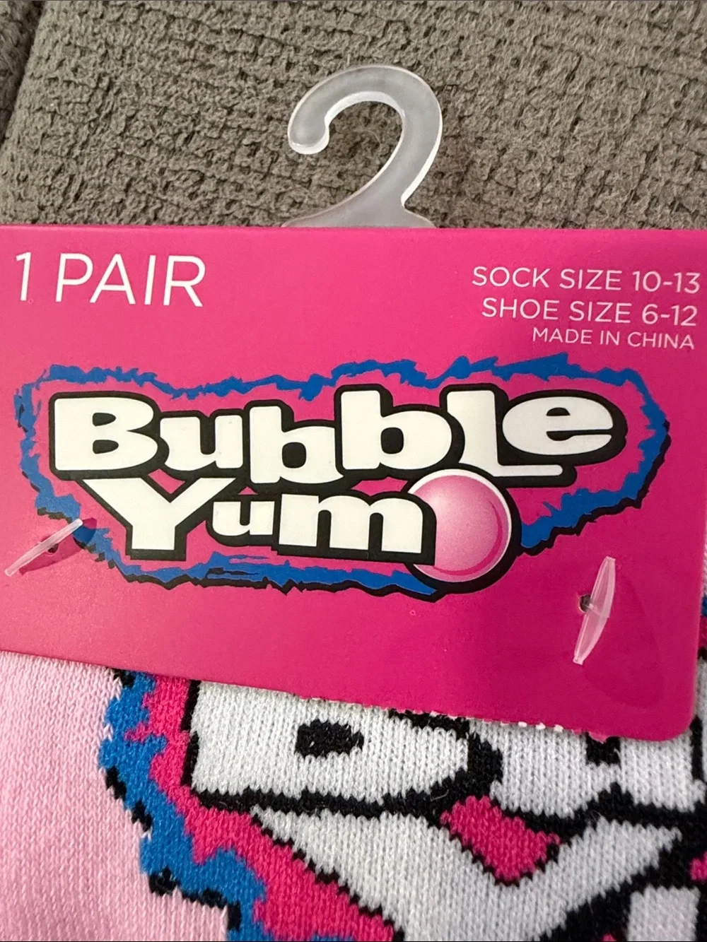 Pink Graphic Men's Socks